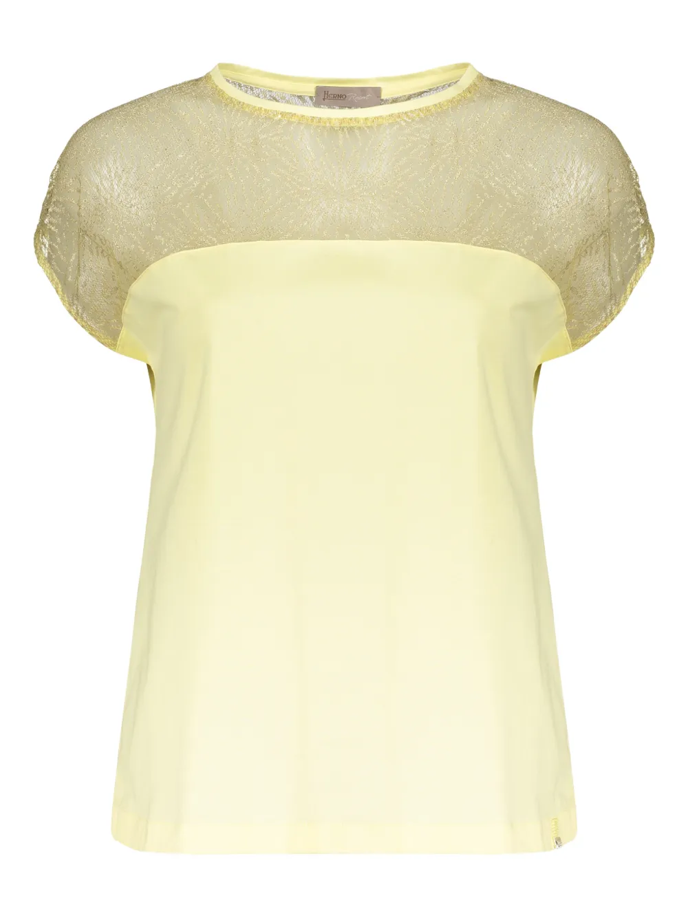 Топ с круглым вырезом Herno, желтый
Топ с круглым вырезом Herno, желтый