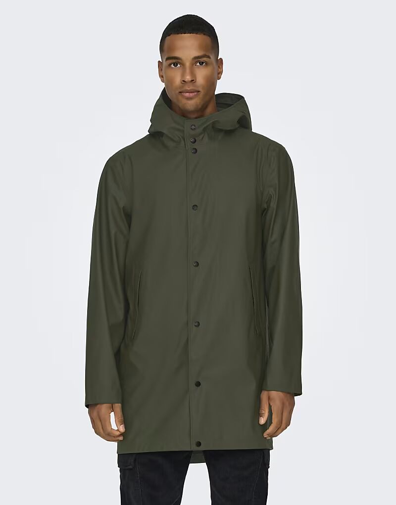 ONLY & SONS Дождевик в торфяном цвете
ONLY & SONS Дождевик в торфяном цвете