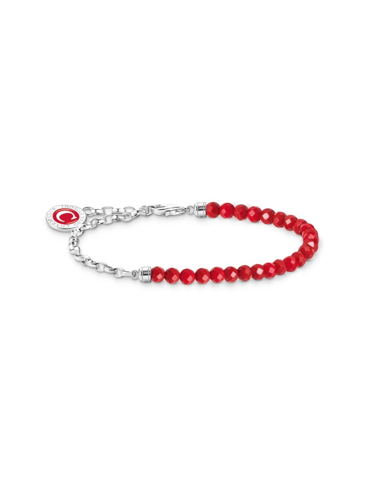 Thomas Sabo Браслет с подвесками Member Charm: красные бусины и соединительные элементы из серебра и красного цвета
Thomas Sabo Браслет с подвесками Member Charm: красные бусины и соединительные элементы из серебра и красного цвета