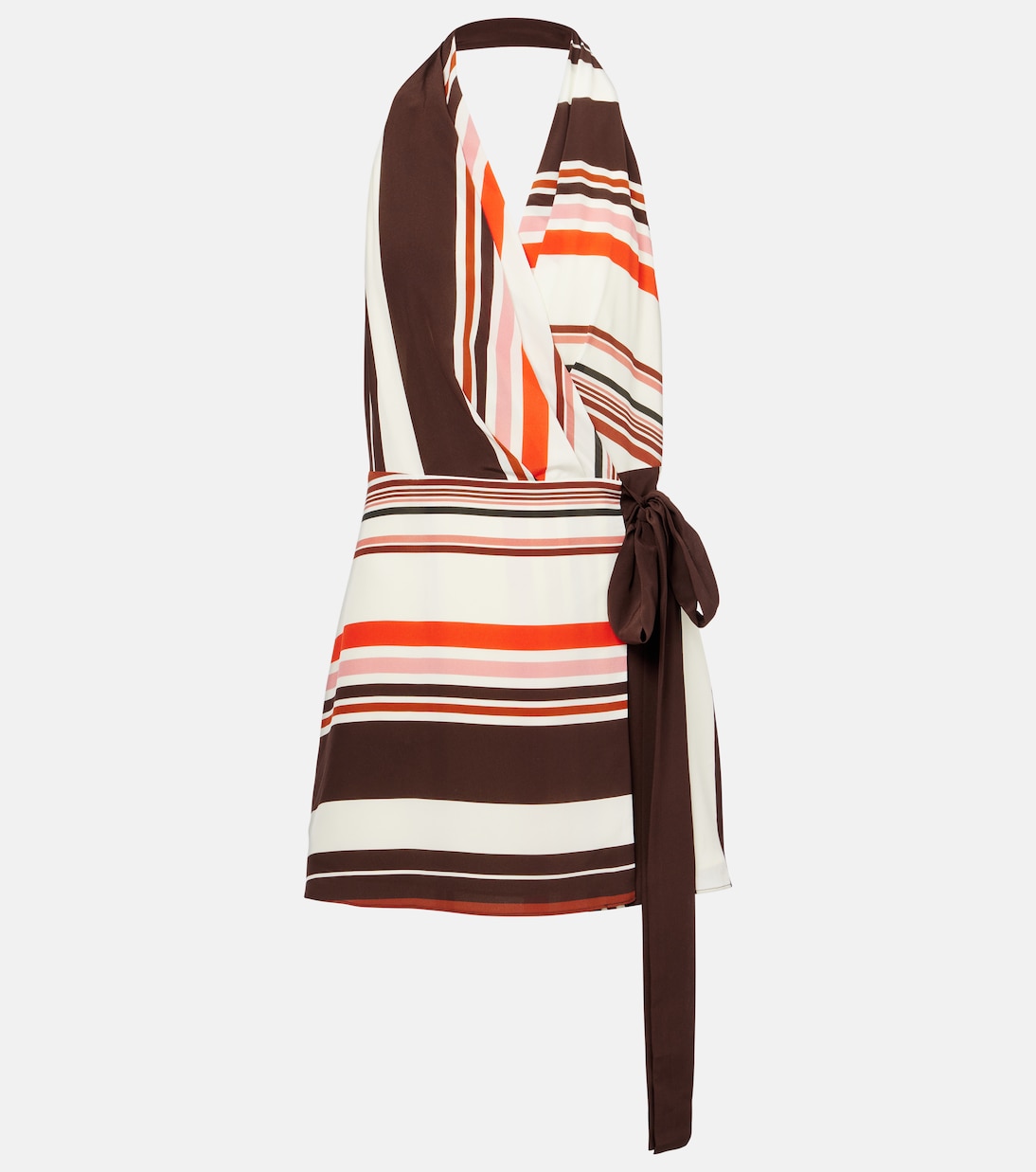 Мини-платье из шелкового атласа с полосками в виде чертополоха SIR, Rose Baiadera
Мини-платье из шелкового атласа с полосками в виде чертополоха SIR, Rose Baiadera