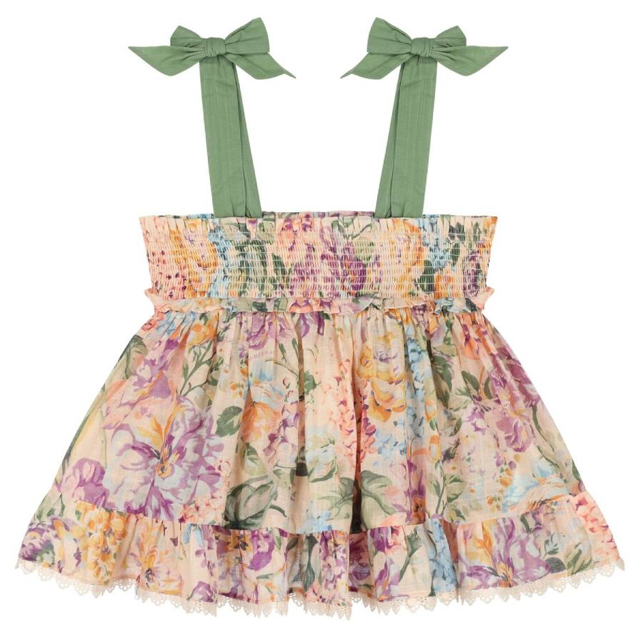 Zimmermann Девочки Акварельный Цветочный Halliday Сборчатый Топ, мультиколор
Zimmermann Девочки Акварельный Цветочный Halliday Сборчатый Топ, мультиколор