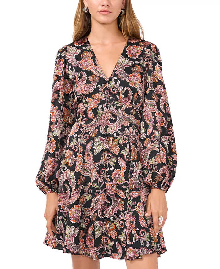 Женское мини-платье с длинными рукавами и V-образным вырезом 1.STATE, мультиколор
Женское мини-платье с длинными рукавами и V-образным вырезом 1.STATE, мультиколор