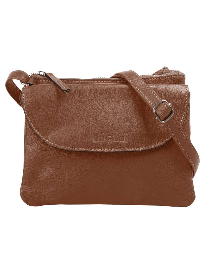 Сумка через плечо коньячного цвета WouWou
Сумка через плечо коньячного цвета WouWou