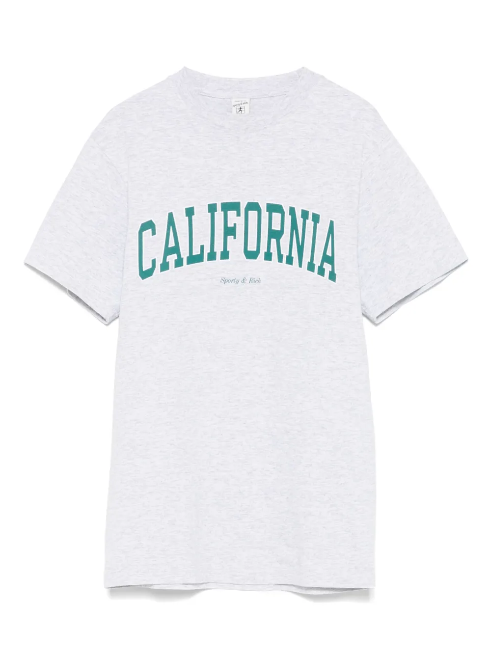 Футболка из эластичного хлопка Sporty & Rich, серый
Футболка из эластичного хлопка Sporty & Rich, серый