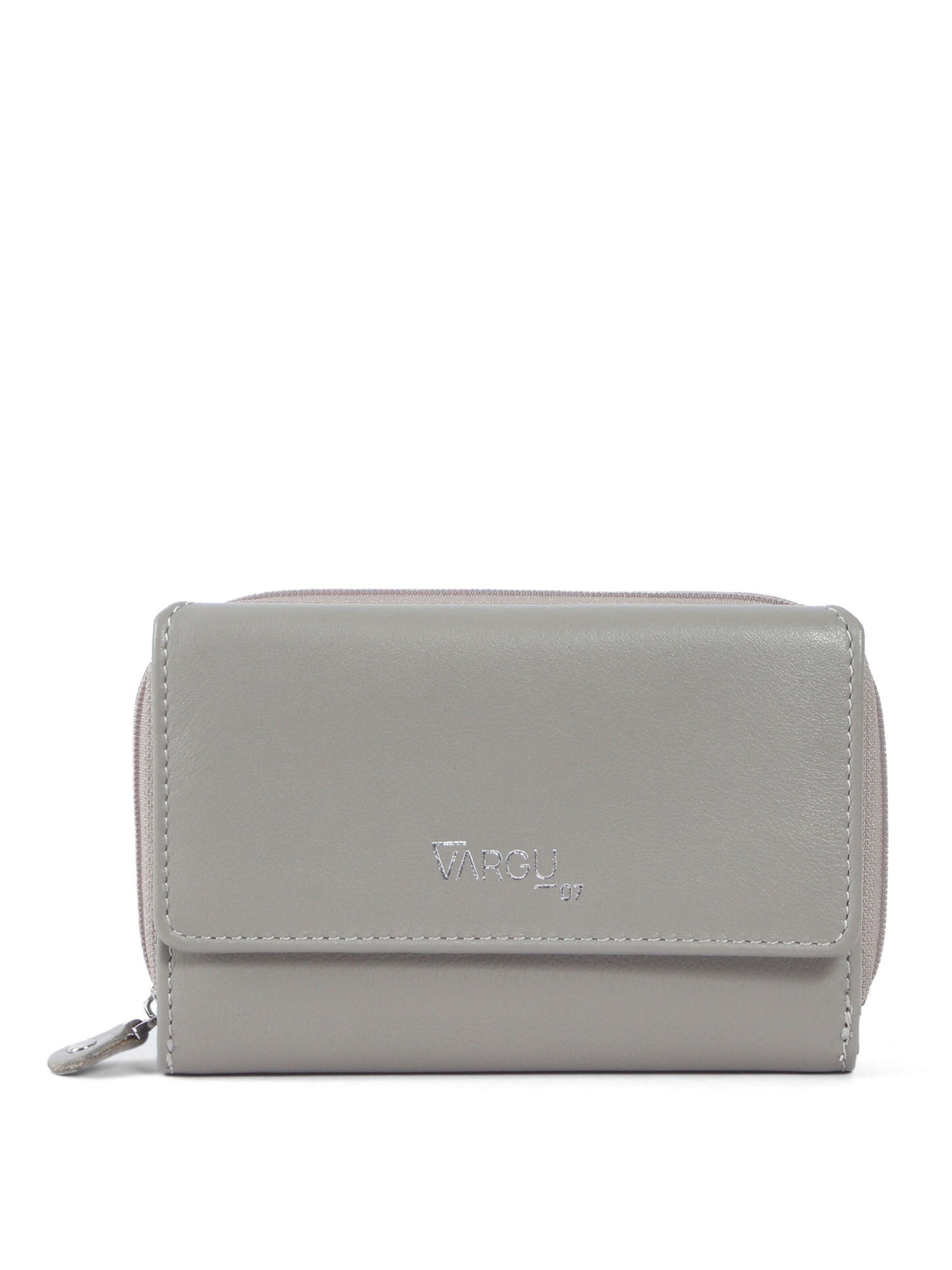 VARGU Кошелек 'NILA 1-A mono' в светло-сером цвете
VARGU Кошелек 'NILA 1-A mono' в светло-сером цвете