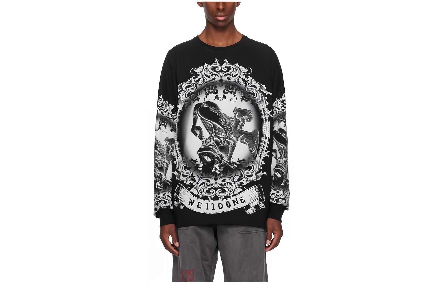 Футболка мужская черная WE11DONE 
Футболка мужская черная WE11DONE