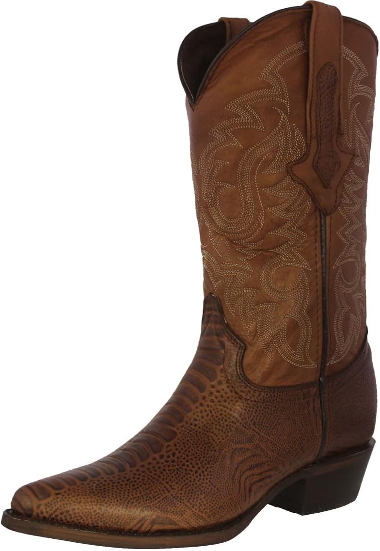 Мужские коричневые вестерн-сапоги Texas Legacy с кожей и рисунком из страусиной ноги, модель J Toe
Мужские коричневые вестерн-сапоги Texas Legacy с кожей и рисунком из страусиной ноги, модель J Toe
