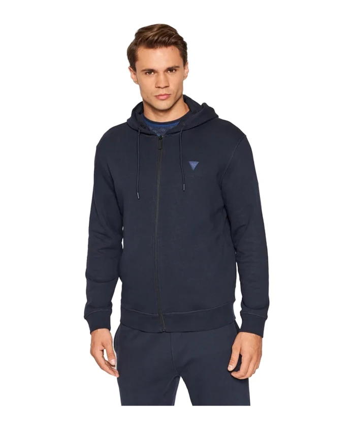 Синяя толстовка на молнии Guess, синий
Синяя толстовка на молнии Guess, синий