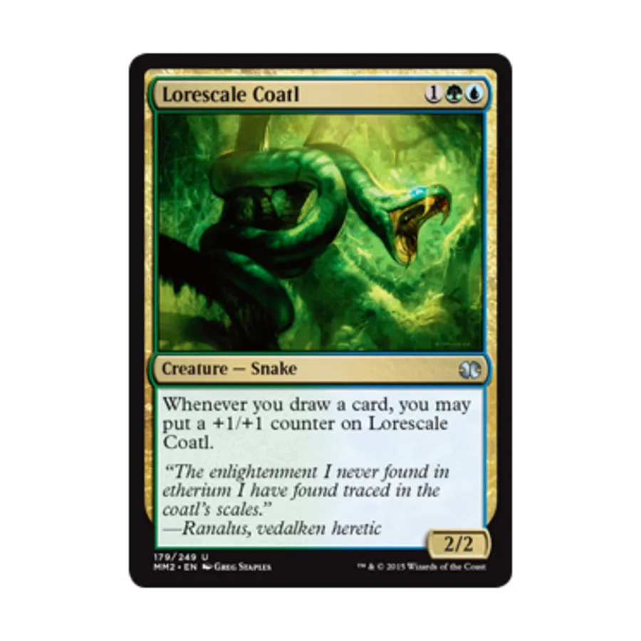 CCG Лорескейл Коатл (U), MTG - Modern Masters 2015
CCG Лорескейл Коатл (U), MTG - Modern Masters 2015