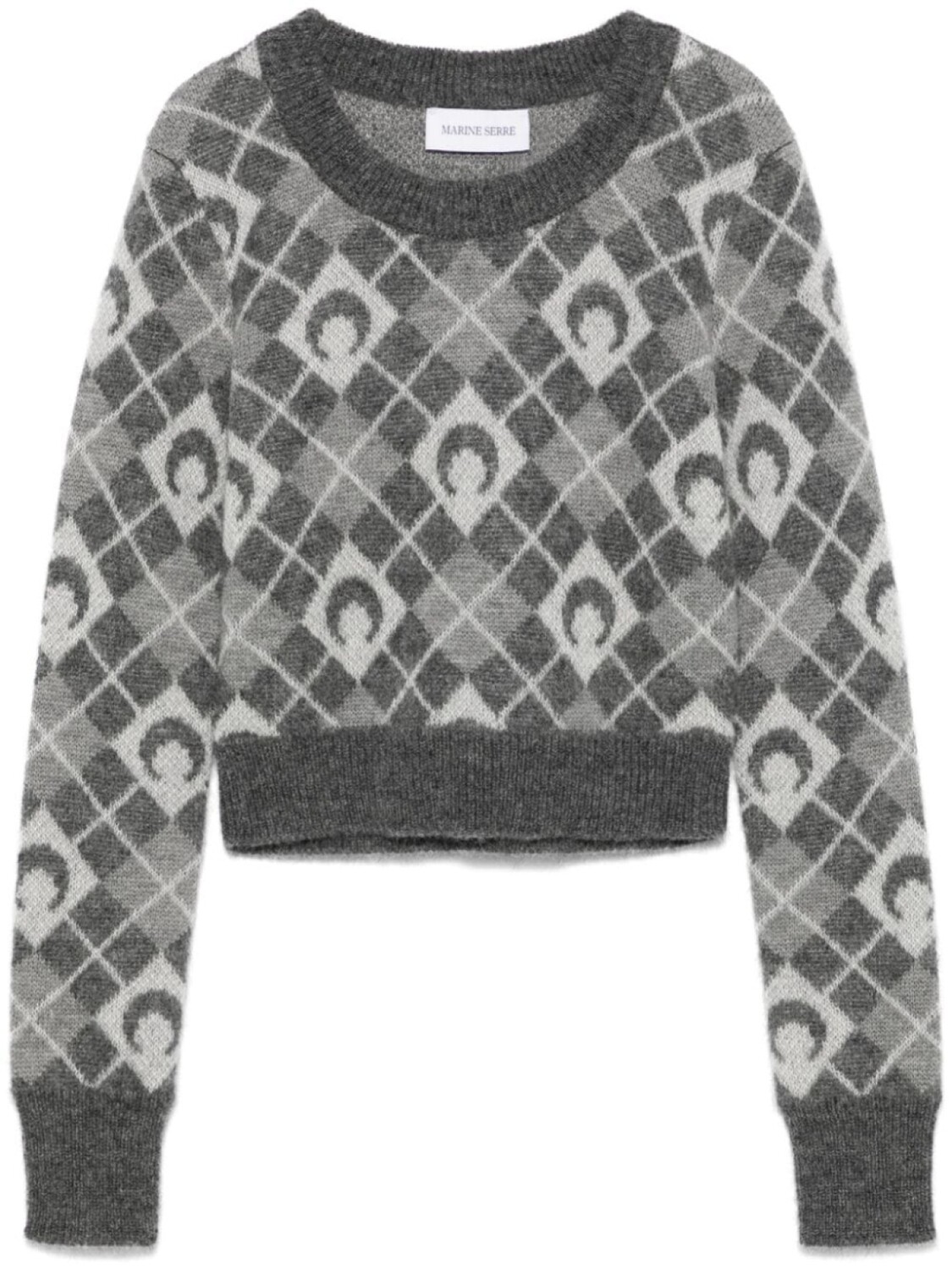 Свитер Moon с узором аргайл Marine Serre, серый
Свитер Moon с узором аргайл Marine Serre, серый