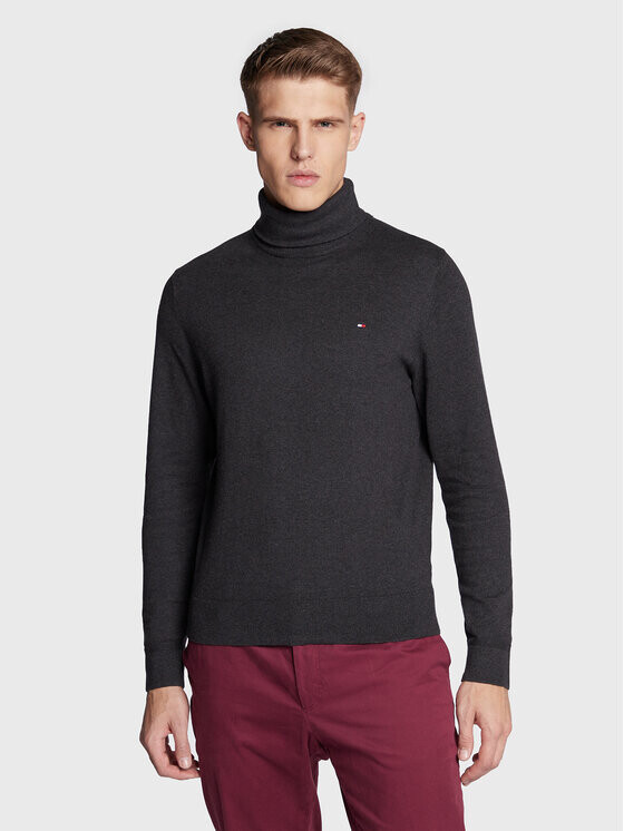 Свитер с высоким воротником обычного кроя Tommy Hilfiger, серый
Свитер с высоким воротником обычного кроя Tommy Hilfiger, серый