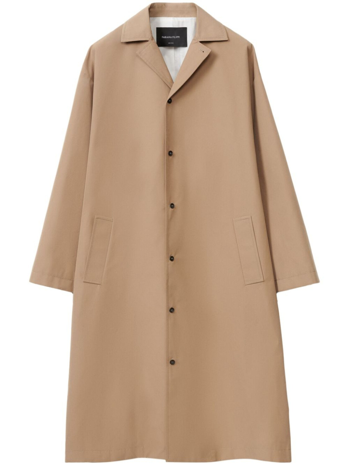 Fabiana Filippi однобортное шерстяное пальто, коричневый
Fabiana Filippi однобортное шерстяное пальто, коричневый