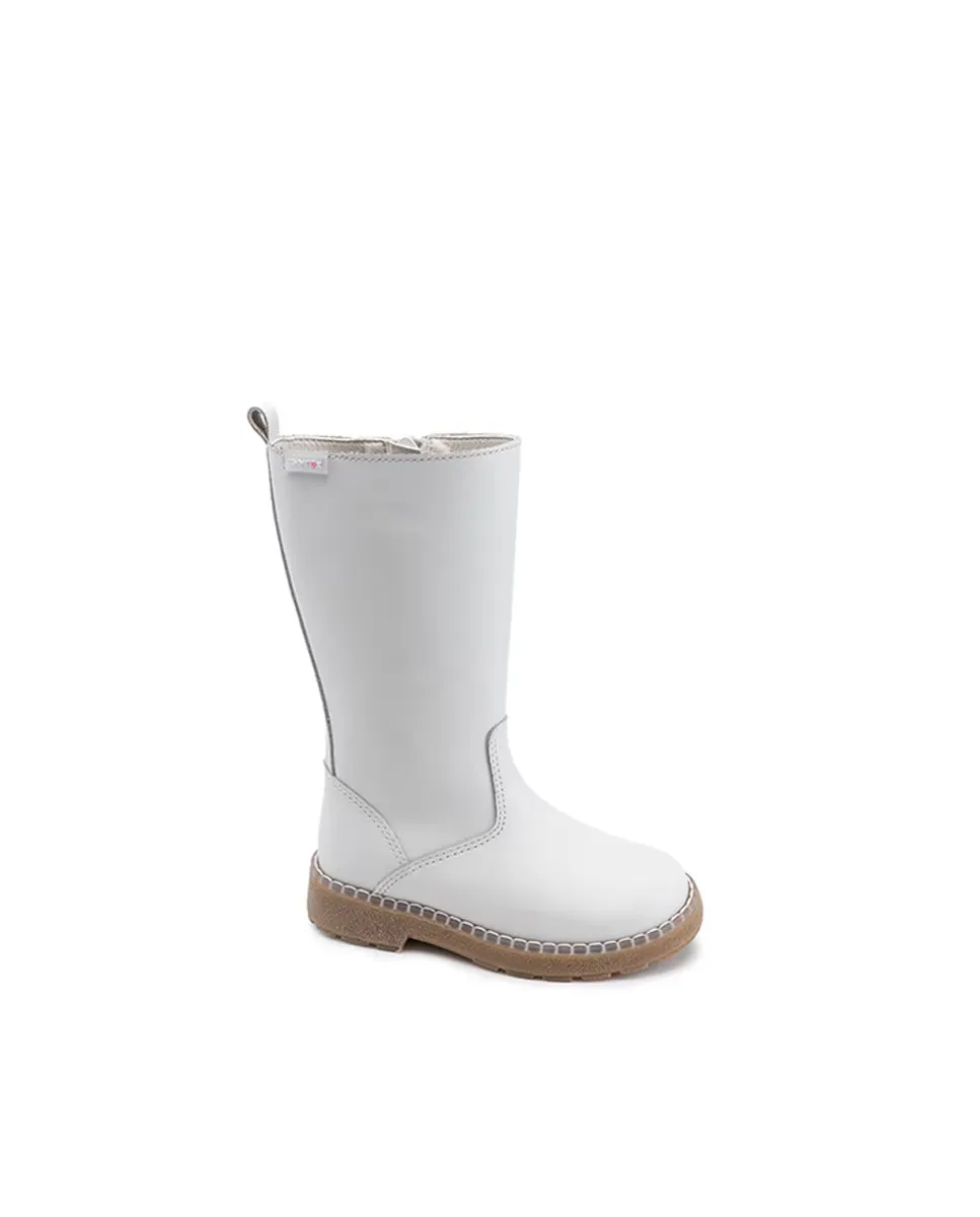 Кожаные сапоги для девочки на молнии Pablosky, белый
Кожаные сапоги для девочки на молнии Pablosky, белый