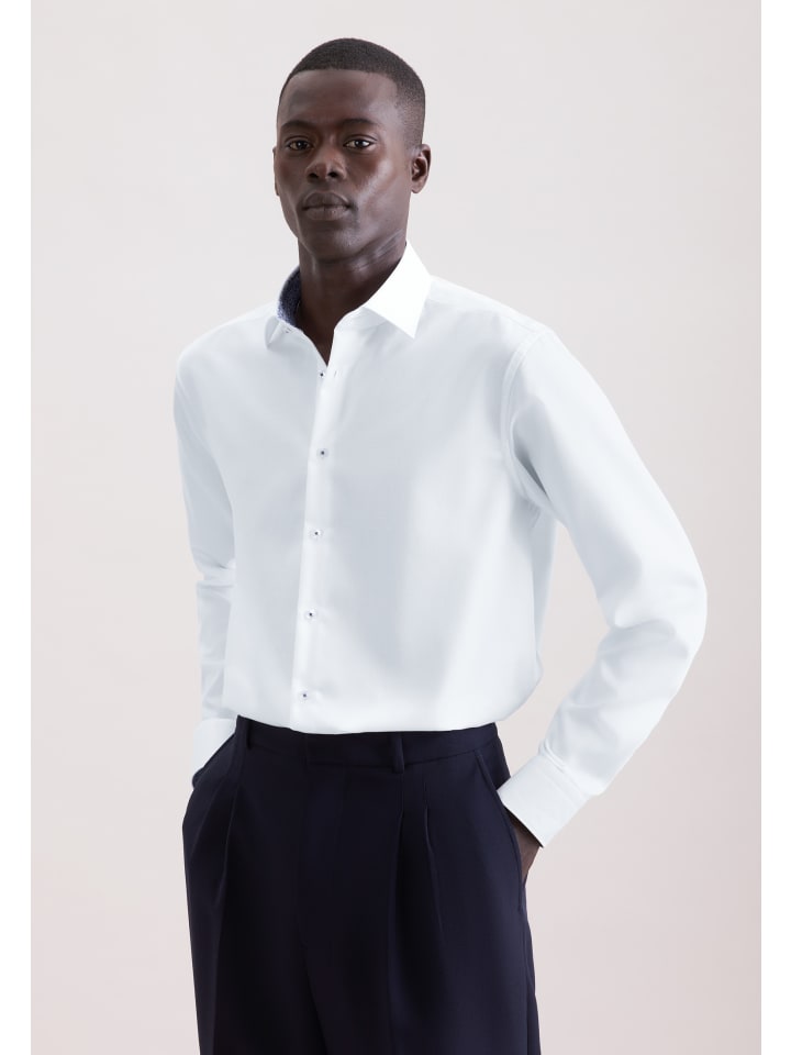 Seidensticker Деловая рубашка, стандартный размер, белого цвета
Seidensticker Деловая рубашка, стандартный размер, белого цвета