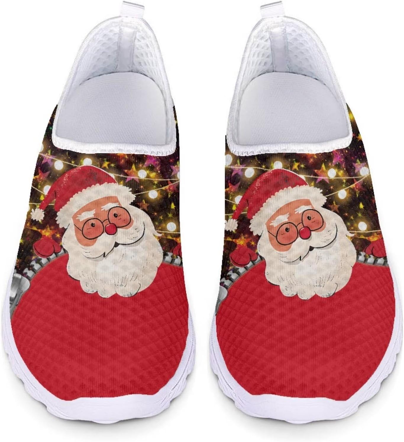 Кроссовки Belidome с животным принтом на шнуровке для взрослых женщин и мужчин, легкие, дышащие и удобные, Funny Santa Claus Light
Кроссовки Belidome с животным принтом на шнуровке для взрослых женщин и мужчин, легкие, дышащие и удобные, Funny Santa Claus Light