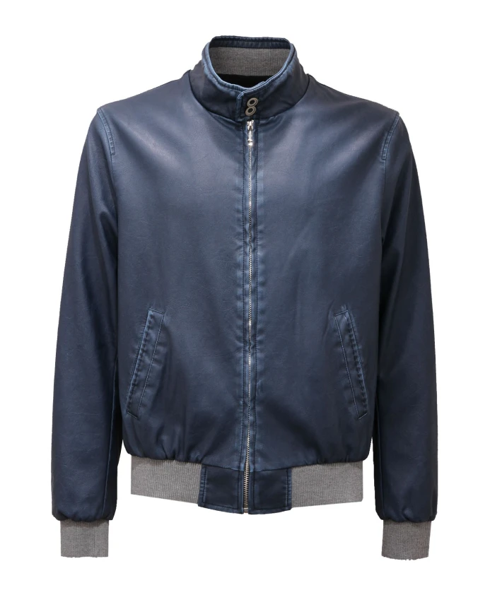 Куртка из экокожи, модель Alex, хлопковая подкладка. Freedomday, синий
Куртка из экокожи, модель Alex, хлопковая подкладка. Freedomday, синий