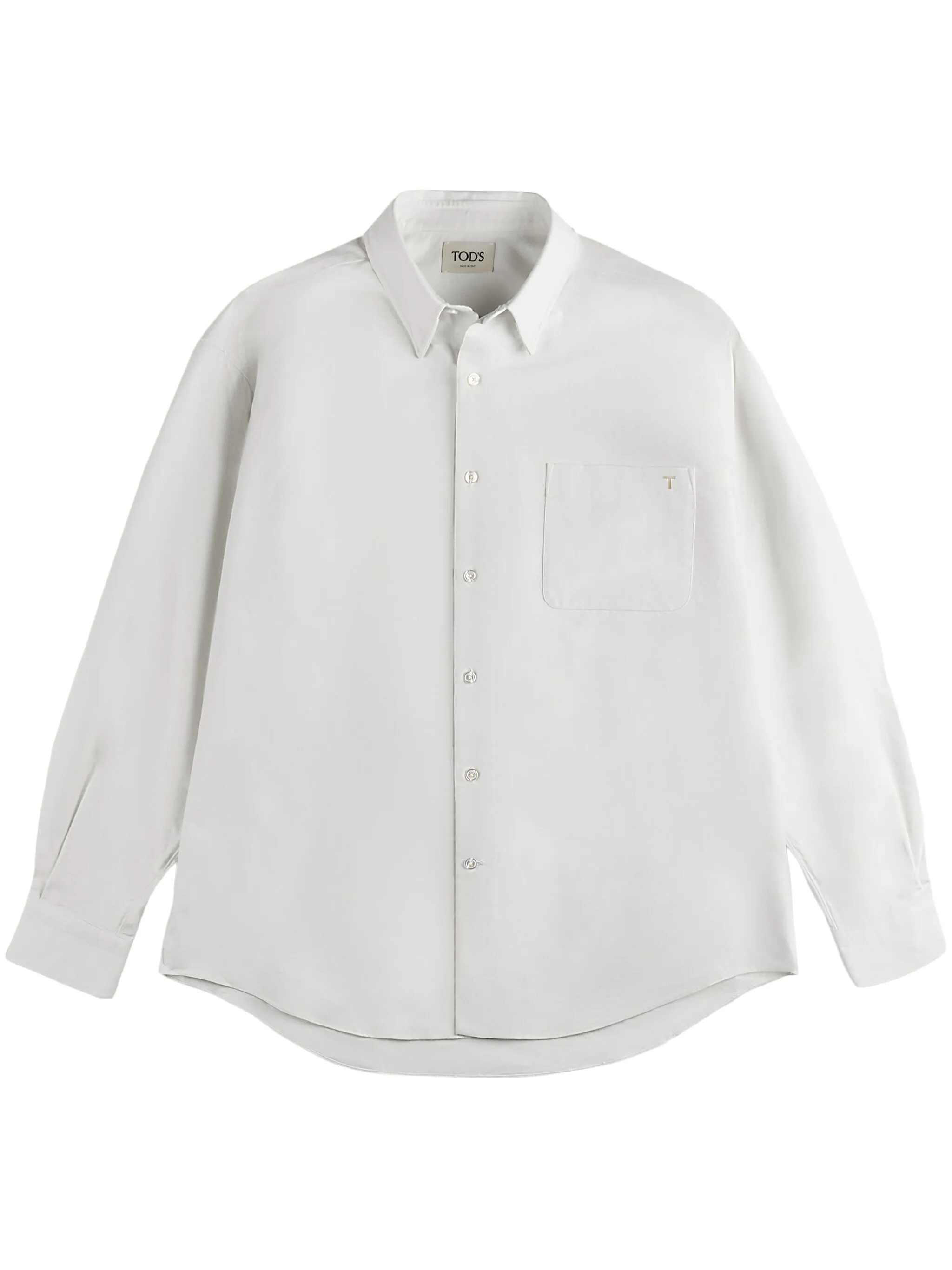 Рубашка с закругленным подолом Tod'S, белый
Рубашка с закругленным подолом Tod'S, белый