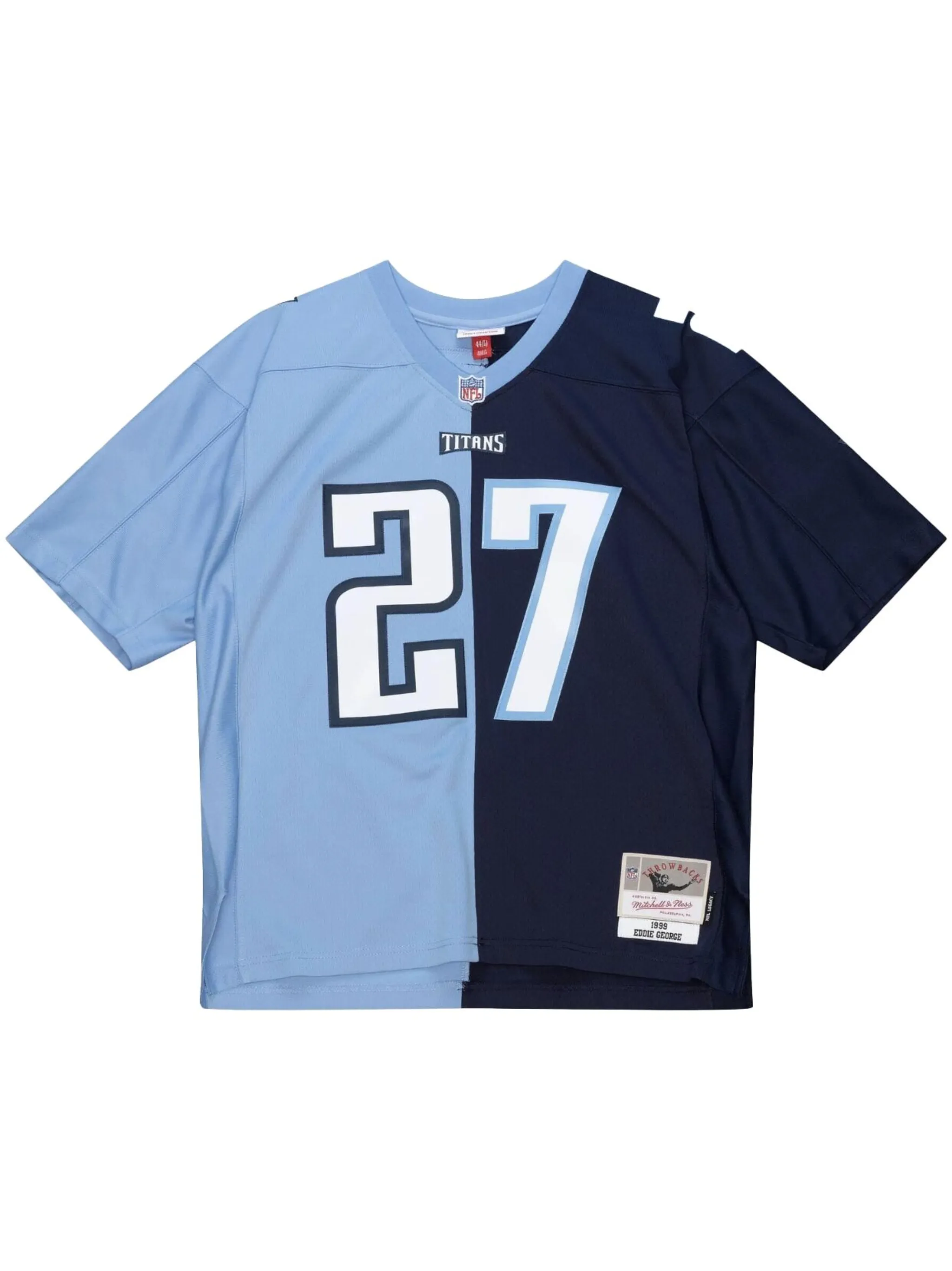 Топ NFL Tennessee Titans 1999 Eddie George Split Legacy Mitchell & Ness, синий
Топ NFL Tennessee Titans 1999 Eddie George Split Legacy Mitchell & Ness, синий
