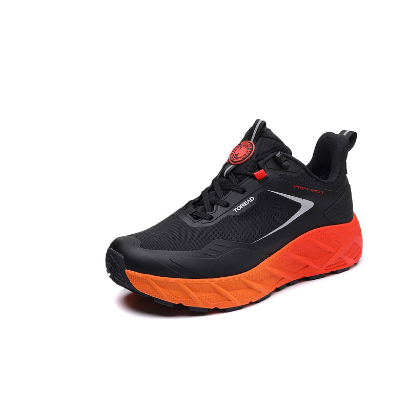 Кроссовки для походов и треккинга мужские с низким верхом, черный/красный Toread
Кроссовки для походов и треккинга мужские с низким верхом, черный/красный Toread