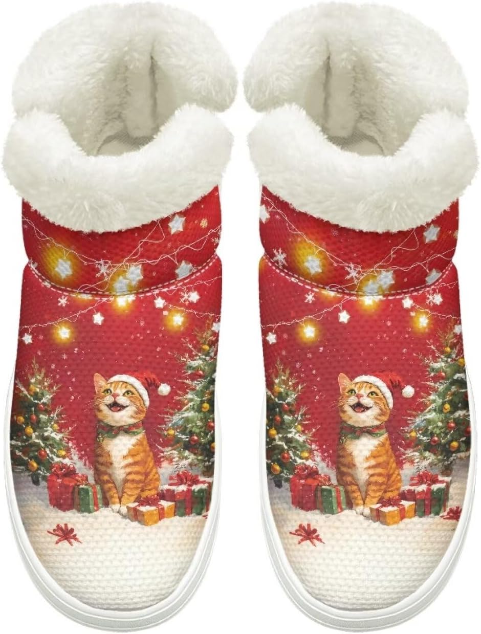 Женские и мужские зимние ботинки на слипоне, дышащая сетка, зимняя обувь для улицы с нескользящей удобной подошвой Cugasmaru, Christmas Cat
Женские и мужские зимние ботинки на слипоне, дышащая сетка, зимняя обувь для улицы с нескользящей удобной подошвой Cugasmaru, Christmas Cat