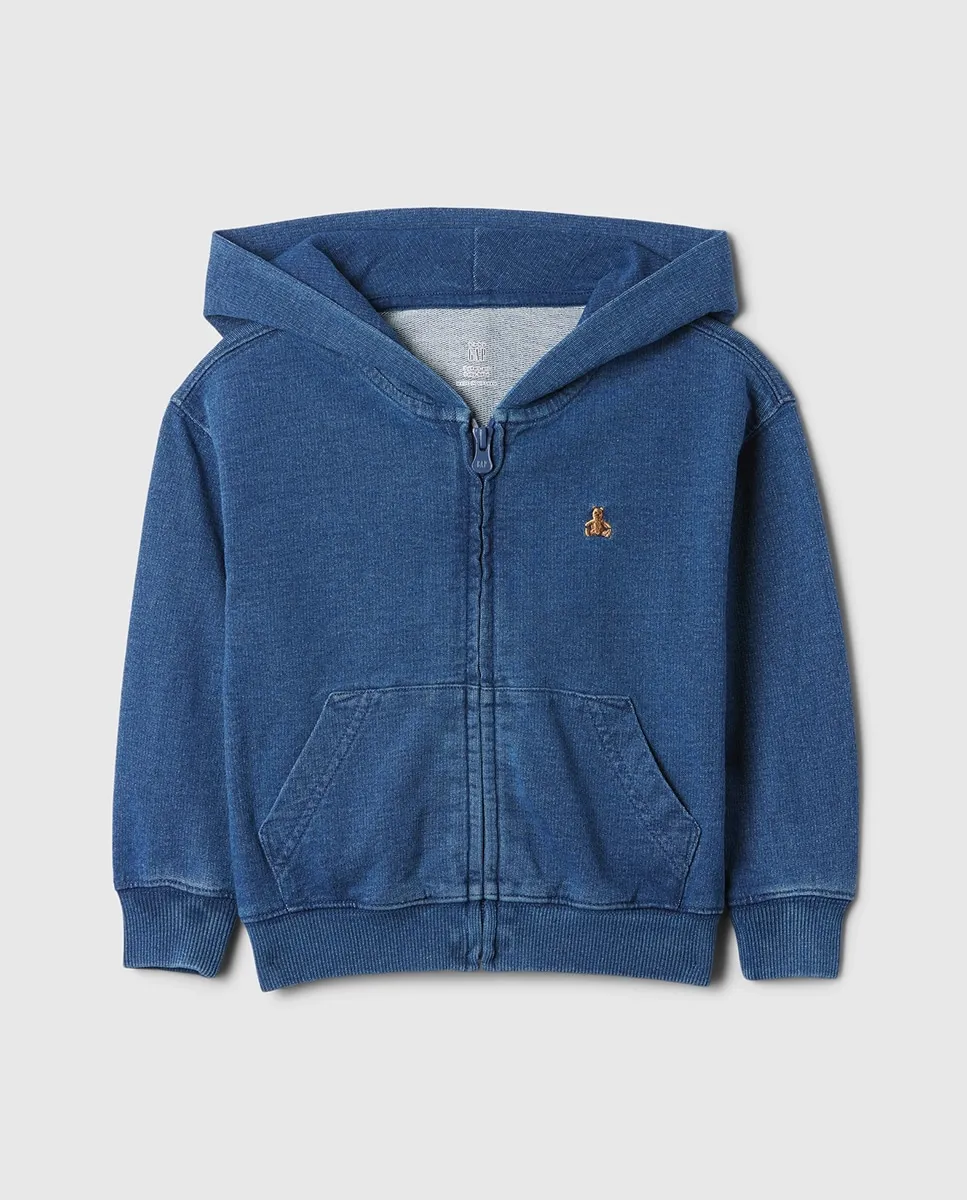 Детская толстовка на молнии с капюшоном baby Gap, индиго
Детская толстовка на молнии с капюшоном baby Gap, индиго