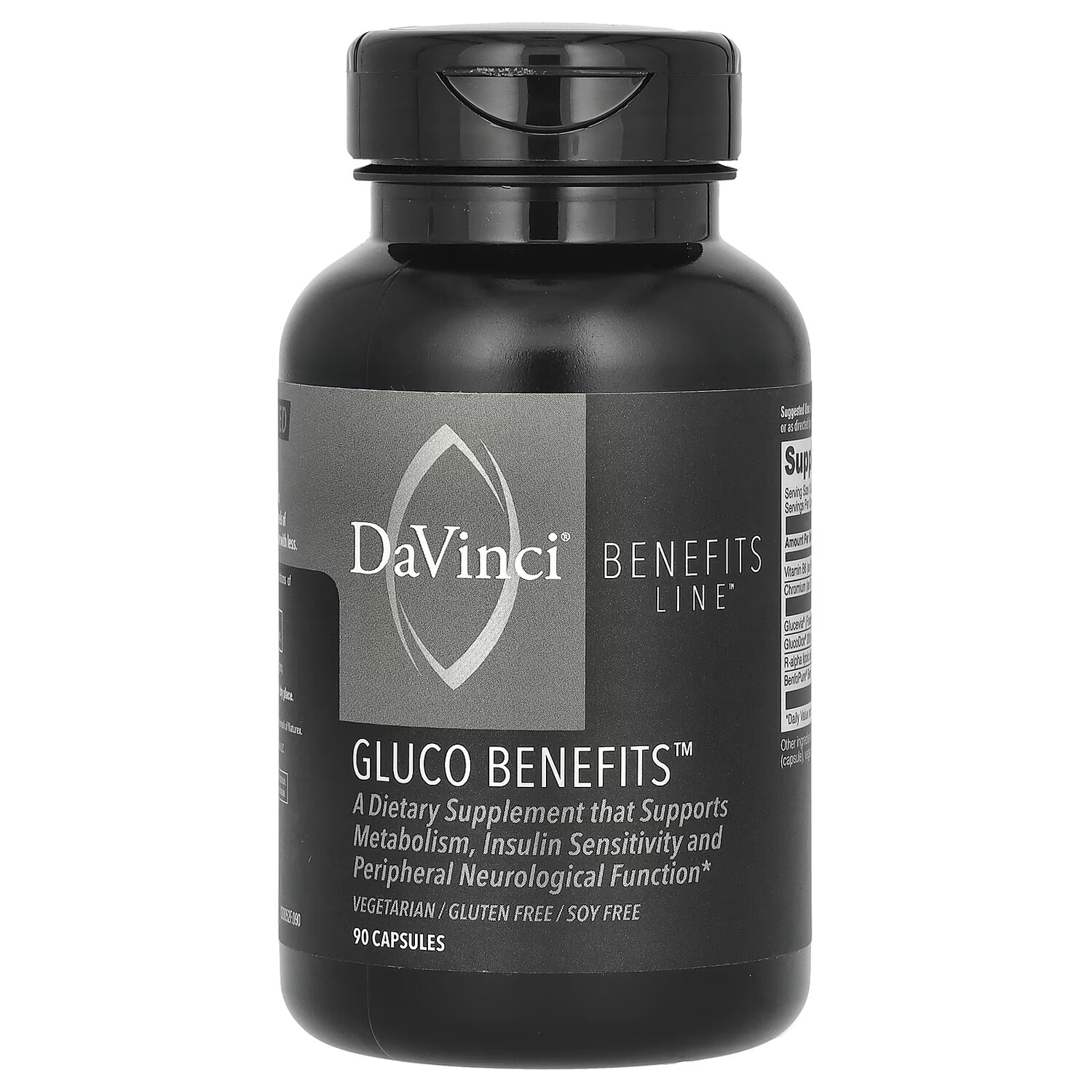 Добавка DaVinci Laboratories of Vermont Benefits Line Gluco Benefits без глютена, 90 капсул
Добавка DaVinci Laboratories of Vermont Benefits Line Gluco Benefits без глютена, 90 капсул