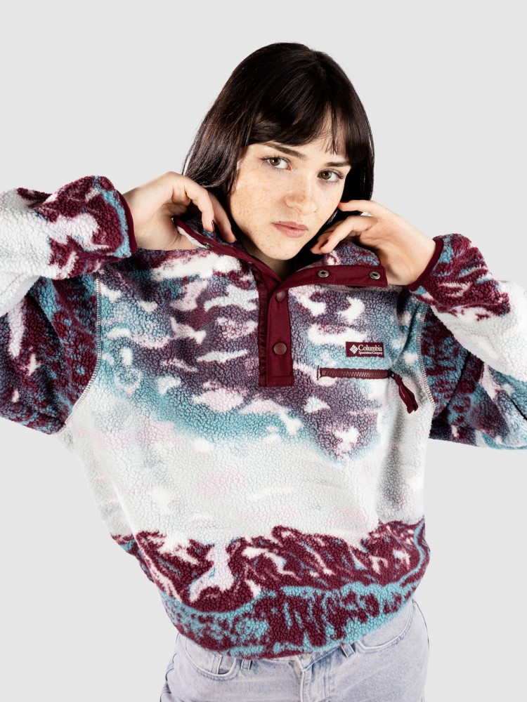 Флисовый пуловер Columbia Helvetia II Printed Cropped Half Snap Half-Zip Fleece Pullover, rich wine sisters/rch wn
Флисовый пуловер Columbia Helvetia II Printed Cropped Half Snap Half-Zip Fleece Pullover, rich wine sisters/rch wn