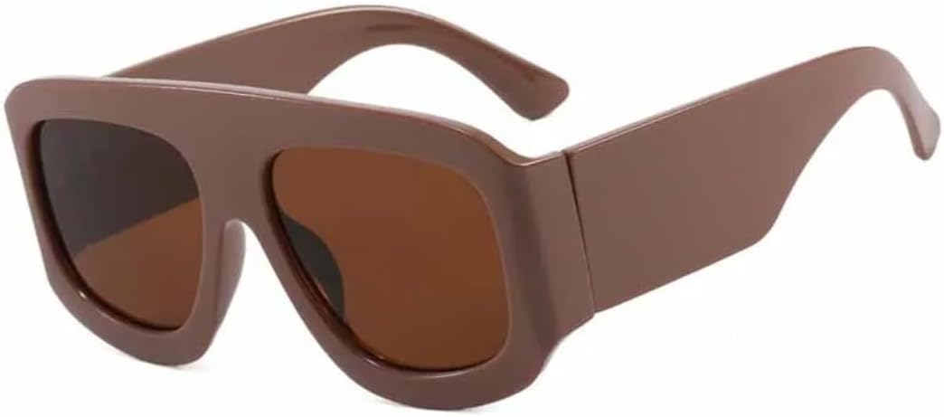 Солнцезащитные очки с защитой UV400 | Увеличенная оправа, линзы конфетного цвета | Для женщин и мужчин, для занятий спортом на открытом воздухе и вождения DSVIGF, Brown Coffee
Солнцезащитные очки с защитой UV400 | Увеличенная оправа, линзы конфетного цвета | Для женщин и мужчин, для занятий спортом на открытом воздухе и вождения DSVIGF, Brown Coffee