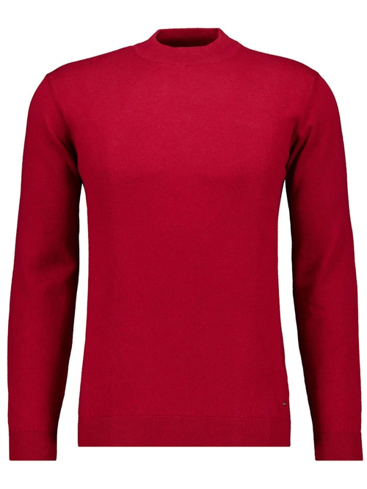 Красный вязаный свитер с воротником-стойкой Ragman
Красный вязаный свитер с воротником-стойкой Ragman