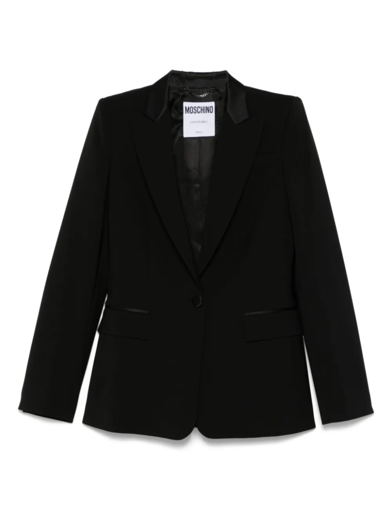 Шерстяной пиджак Moschino, черный
Шерстяной пиджак Moschino, черный