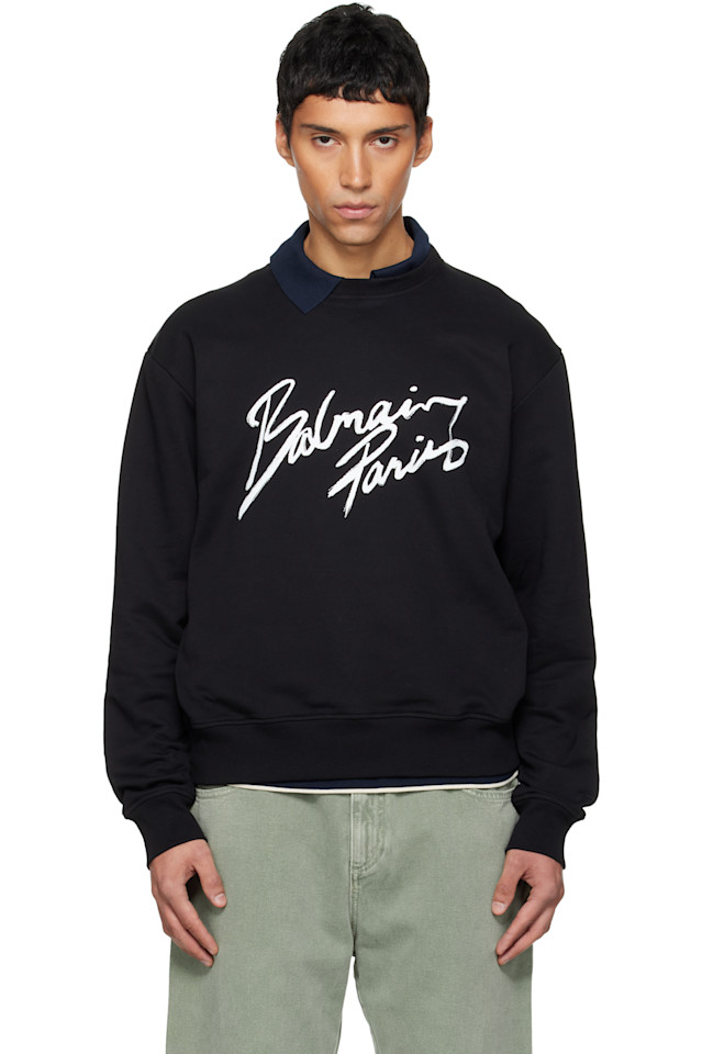 Balmain Черная толстовка «Balmain Paris»
Balmain Черная толстовка «Balmain Paris»