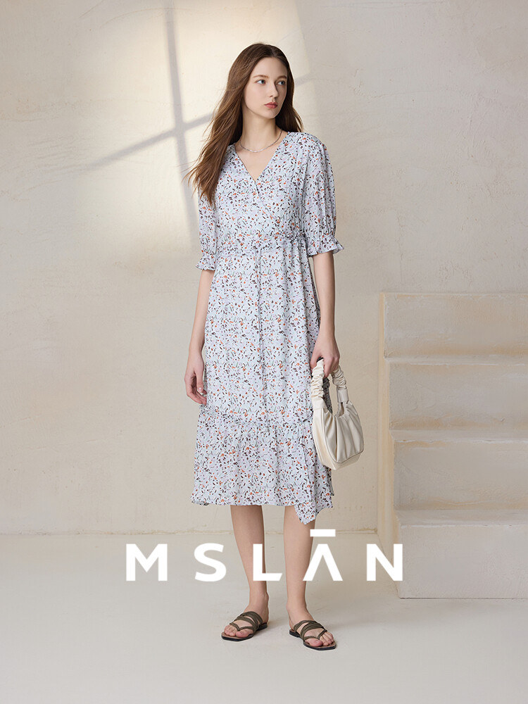 Платье летнее Mslan во французском стиле, зеленый
Платье летнее Mslan во французском стиле, зеленый