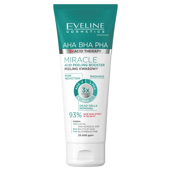 Кислотный пилинг для лица, 75 мл Eveline Cosmetics 3Xacid
Кислотный пилинг для лица, 75 мл Eveline Cosmetics 3Xacid