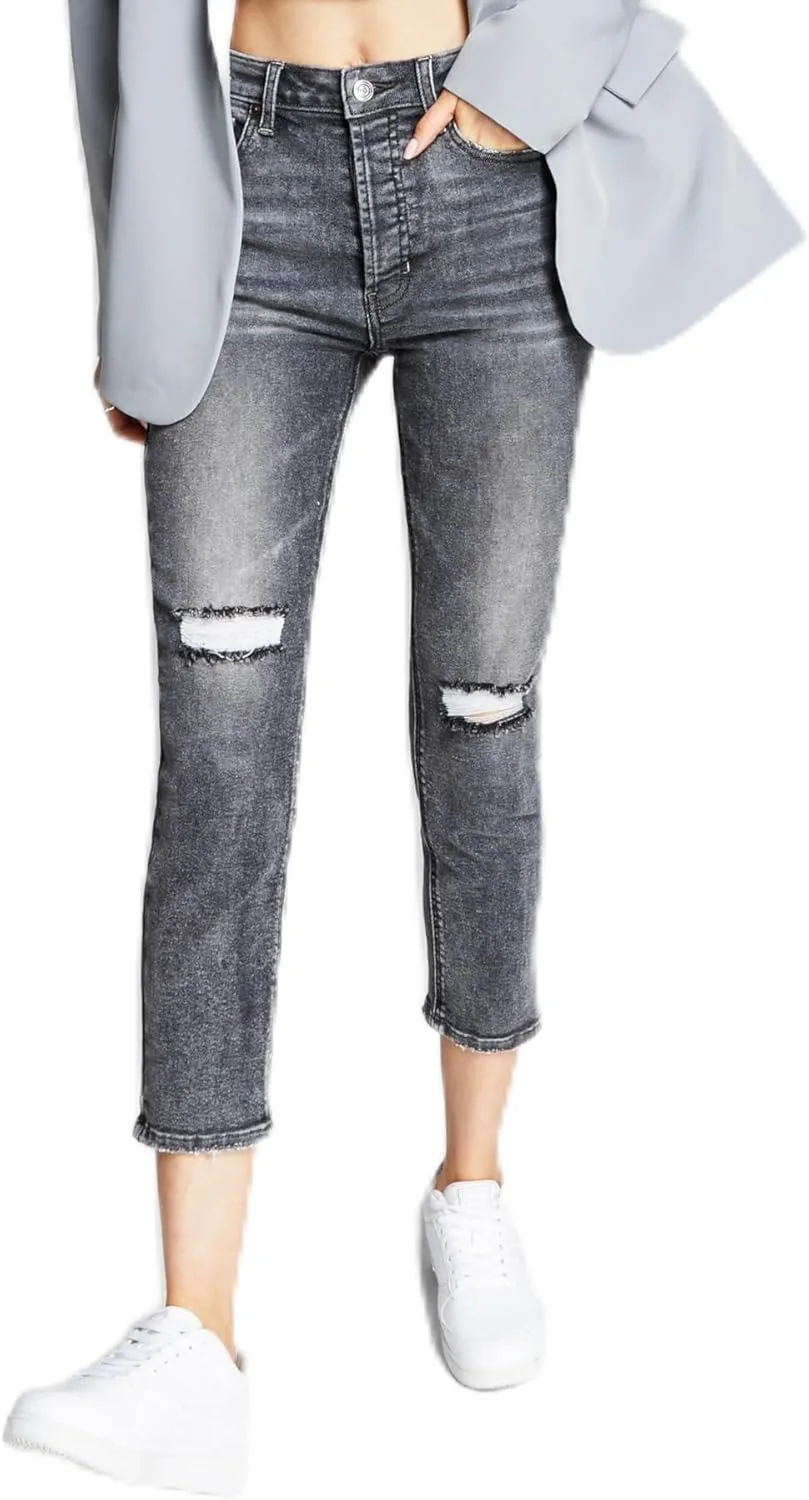 Женские джинсы High Rise Vintage Straight с манжетами на пуговицах And Now This
Женские джинсы High Rise Vintage Straight с манжетами на пуговицах And Now This
