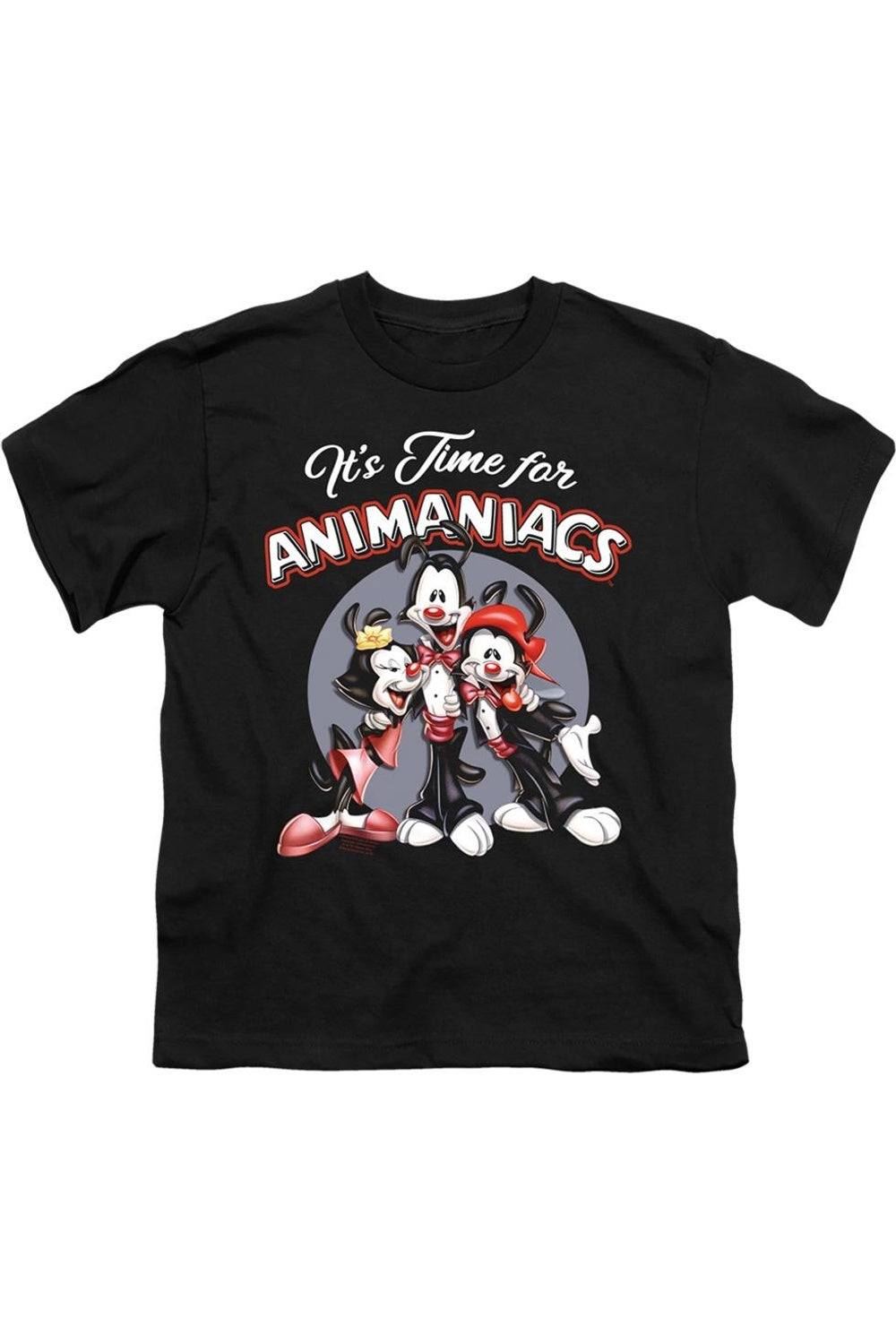 Футболка с коротким рукавом Animaniacs "Пора за дело" для детей Gildan, черный
Футболка с коротким рукавом Animaniacs "Пора за дело" для детей Gildan, черный