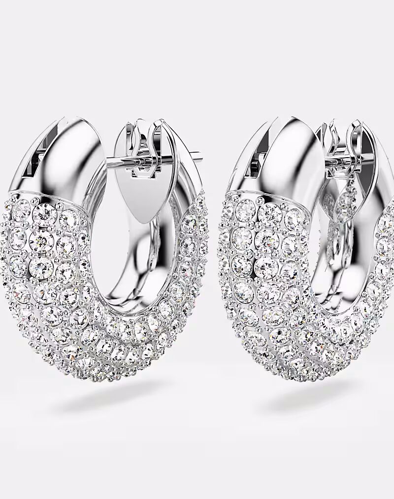 Серьги-кольца Dextera с белым покрытием Swarovski
Серьги-кольца Dextera с белым покрытием Swarovski