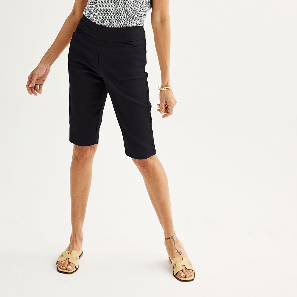 Женские эластичные брюки-скиммеры со средней посадкой Croft & Barrow Effortless, цвет Mineral Black
Женские эластичные брюки-скиммеры со средней посадкой Croft & Barrow Effortless, цвет Mineral Black