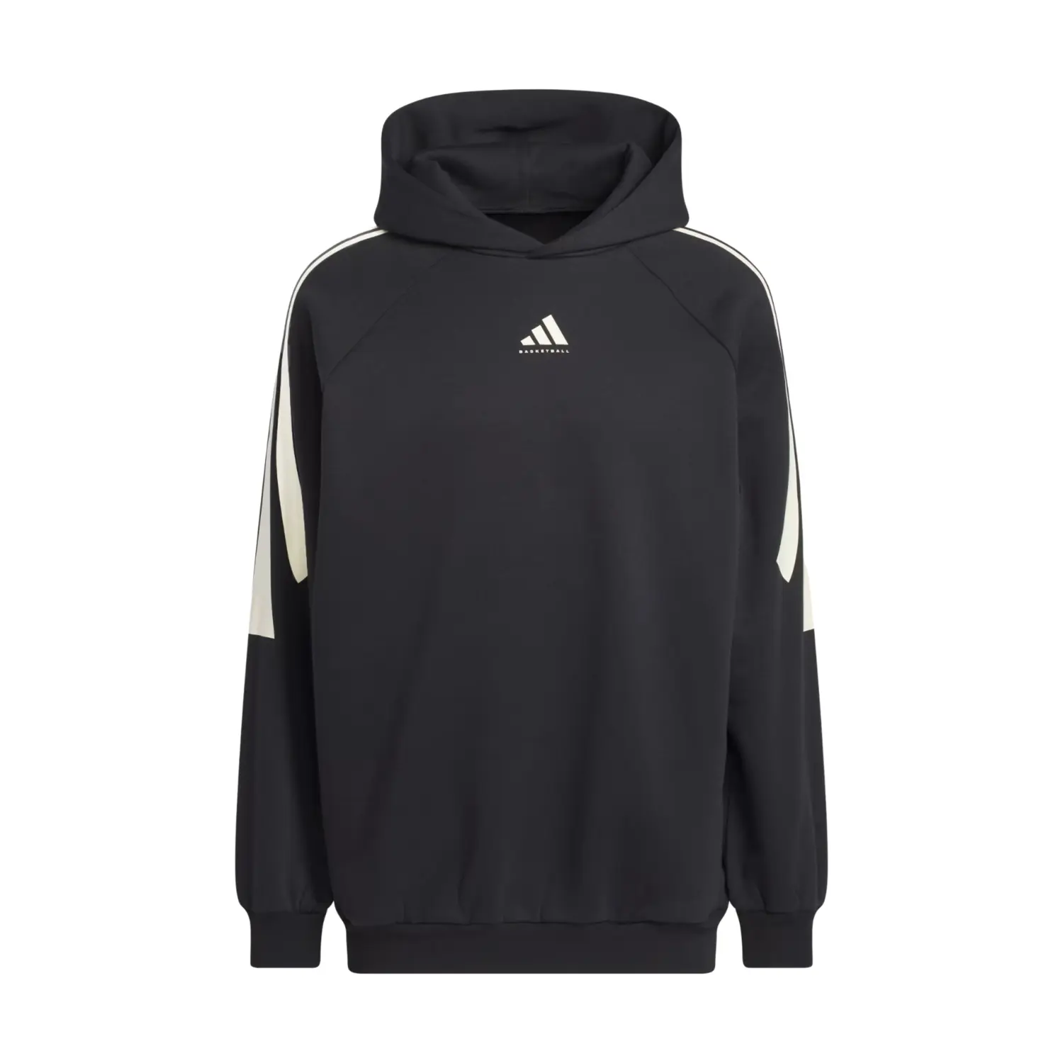 Флисовая толстовка Adidas Basketball 3-Stripes, черная, модель
Флисовая толстовка Adidas Basketball 3-Stripes, черная, модель