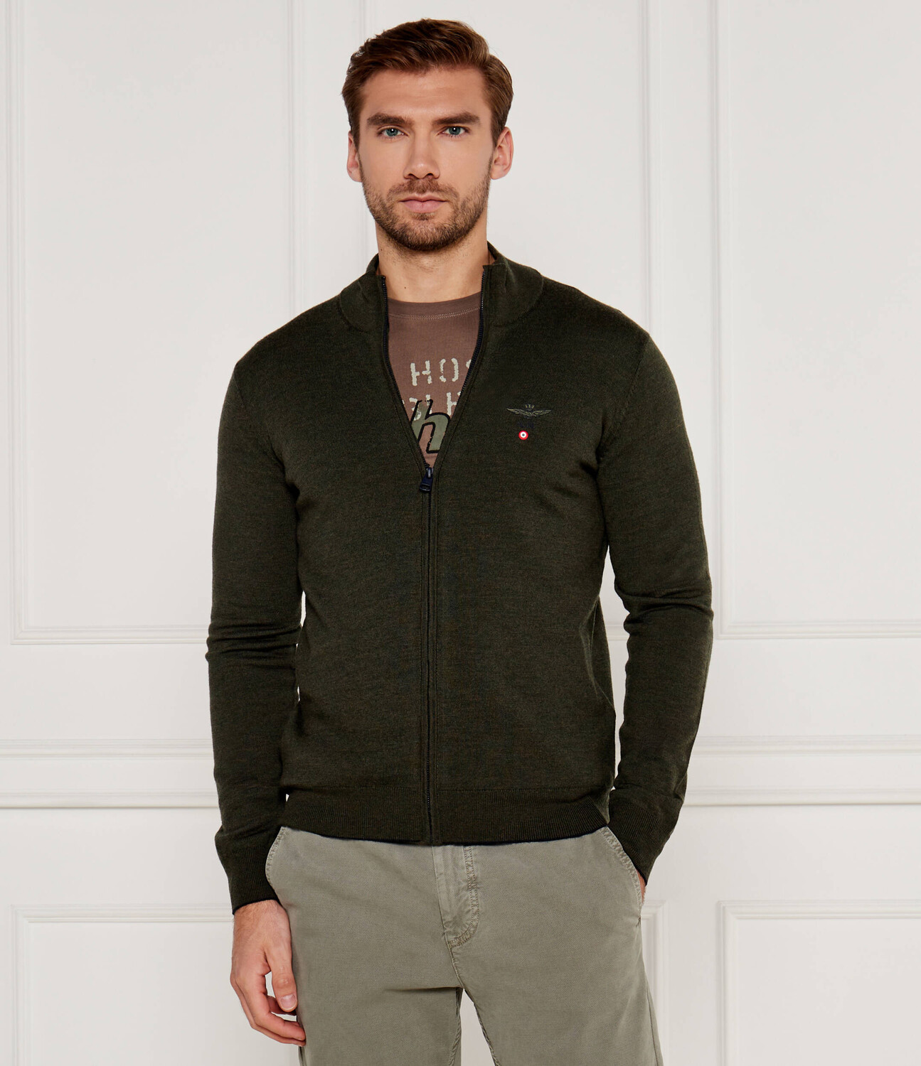 Свитер Aeronautica Militare Regular Fit, оливково-зеленый
Свитер Aeronautica Militare Regular Fit, оливково-зеленый