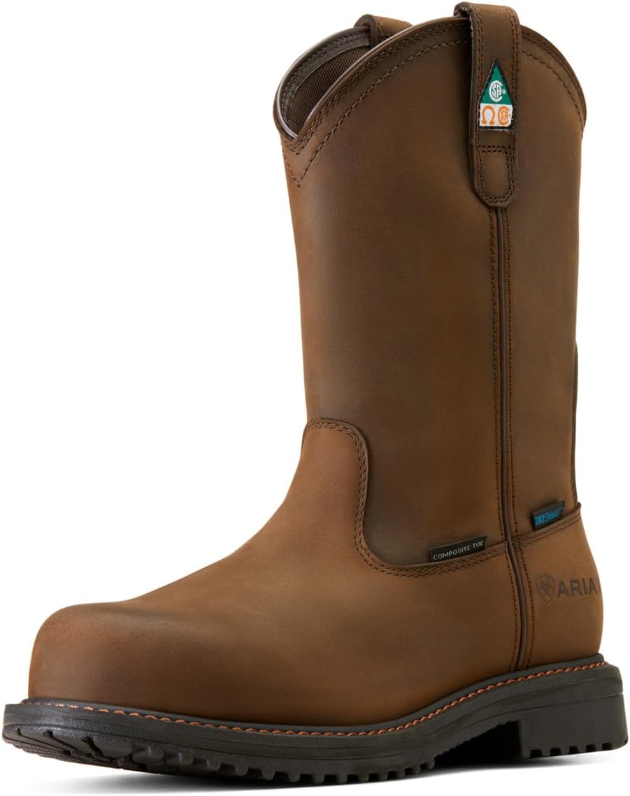 Мужские ботинки ARIAT Rigtek с водонепроницаемым верхом и композитным носком, коричневый
Мужские ботинки ARIAT Rigtek с водонепроницаемым верхом и композитным носком, коричневый