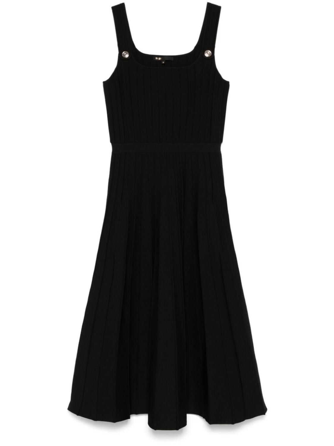 Maje платье миди в рубчик, черный
Maje платье миди в рубчик, черный