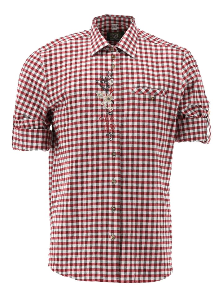 Традиционная рубашка Мегаба средне-красного цвета OS-Trachten
Традиционная рубашка Мегаба средне-красного цвета OS-Trachten