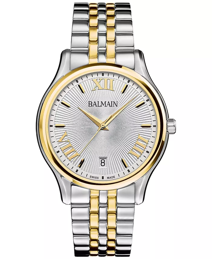 Мужские часы Swiss Beleganza с двухцветным браслетом из нержавеющей стали, 40 мм Balmain
Мужские часы Swiss Beleganza с двухцветным браслетом из нержавеющей стали, 40 мм Balmain