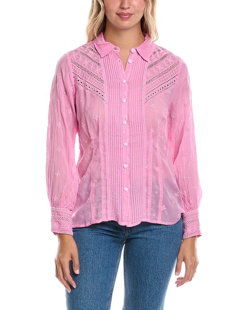 Джонни Вас Харлем Рубашка на пуговицах Johnny Was, розовый 
Джонни Вас Харлем Рубашка на пуговицах Johnny Was, розовый