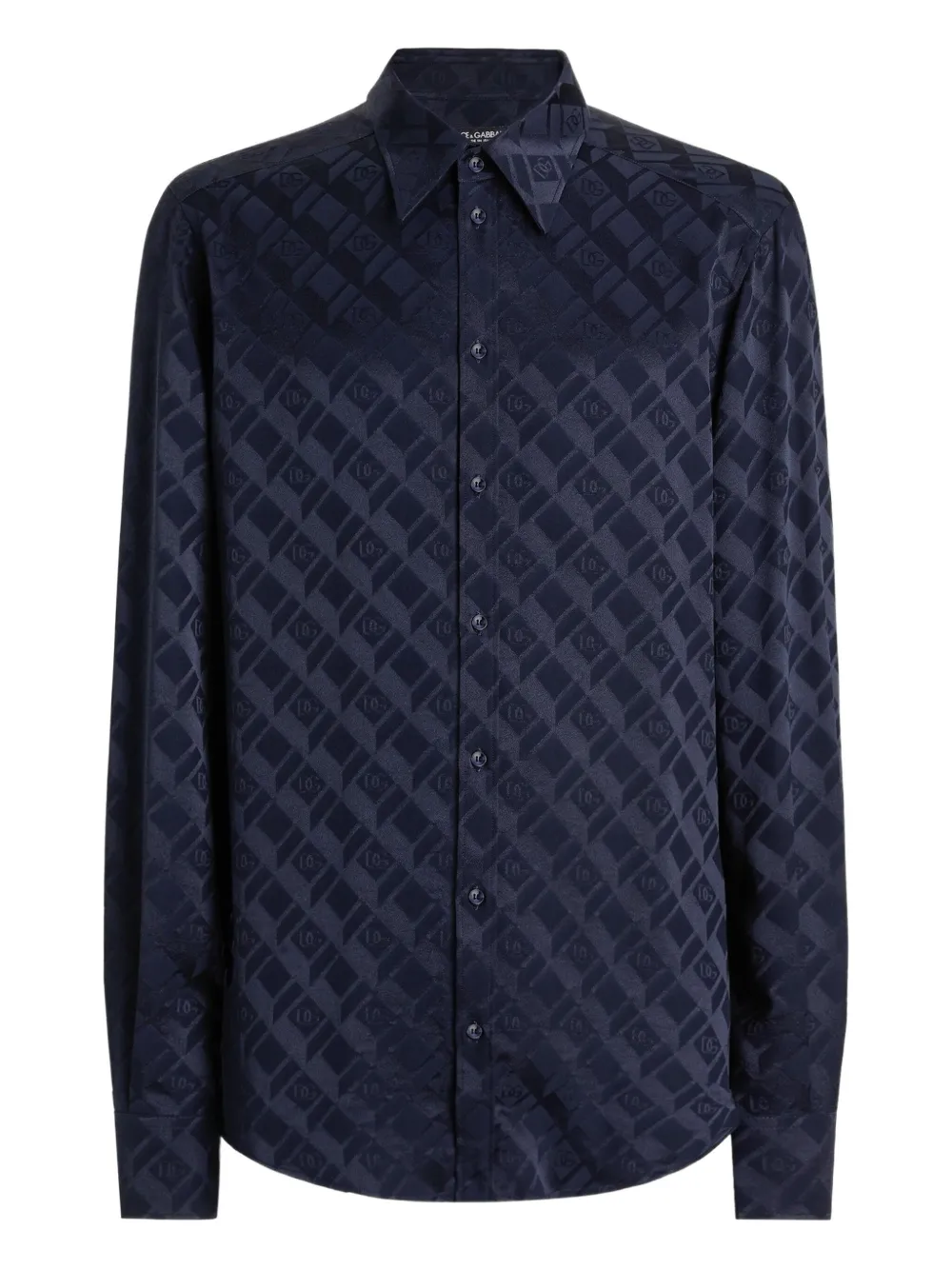 Рубашка с монограммой Dolce & Gabbana, синий
Рубашка с монограммой Dolce & Gabbana, синий