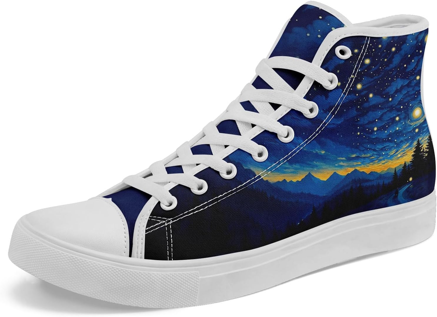 Высокие кеды AWSOLE из холщовой ткани для мужчин и женщин, модные, дышащие, на шнуровке, удобные, стильные кроссовки с рисунком звезд и луны, белый/синий/розовый/серый
Высокие кеды AWSOLE из холщовой ткани для мужчин и женщин, модные, дышащие, на шнуровке, удобные, стильные кроссовки с рисунком звезд и луны, белый/синий/розовый/серый