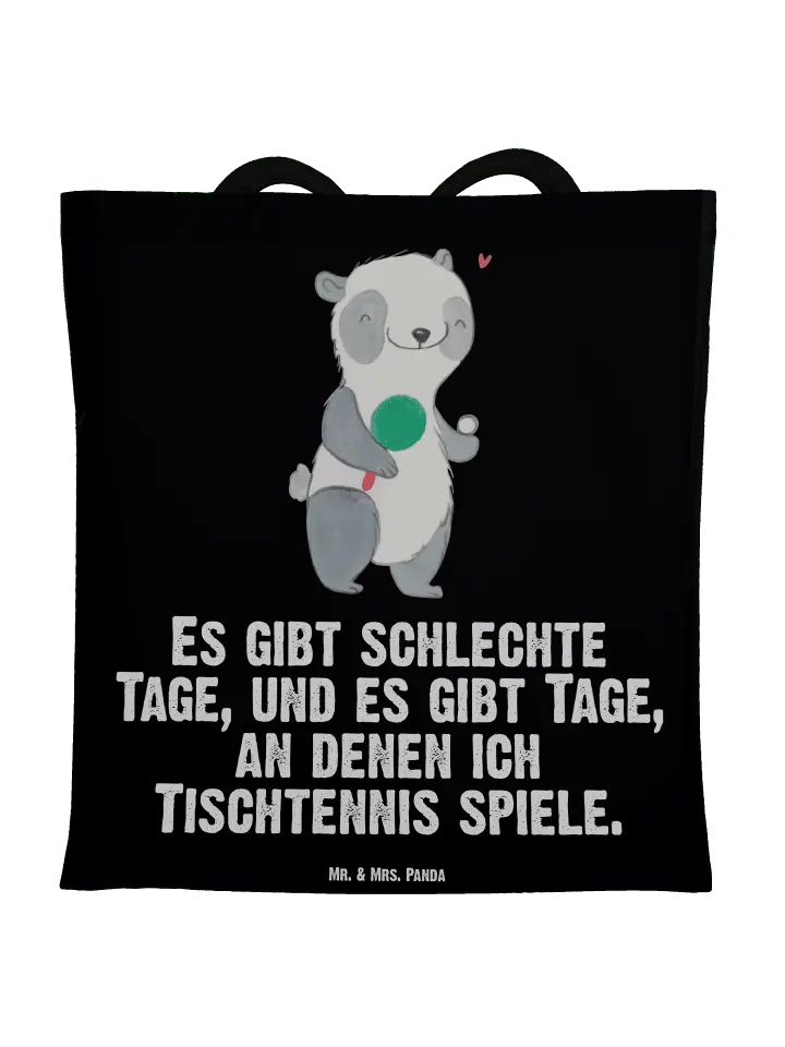 Сумка для переноски Mr & Mrs Panda Panda Tischtennis, черный
Сумка для переноски Mr & Mrs Panda Panda Tischtennis, черный