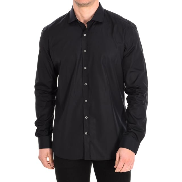 Узкая рубашка с длинными рукавами и воротником с лацканами из поплина14 мужчина Cafe Coton, черный
Узкая рубашка с длинными рукавами и воротником с лацканами из поплина14 мужчина Cafe Coton, черный