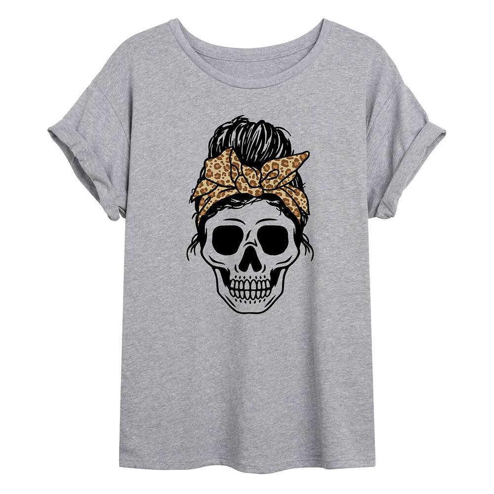 Детская футболка большого размера с черепом и повязкой на голову с леопардовым принтом Licensed Character, серый
Детская футболка большого размера с черепом и повязкой на голову с леопардовым принтом Licensed Character, серый