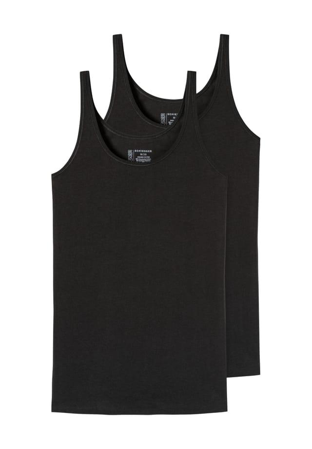 Майка "95/5" 2 шт. U-образный вырез однотонная Schiesser, черный
Майка "95/5" 2 шт. U-образный вырез однотонная Schiesser, черный